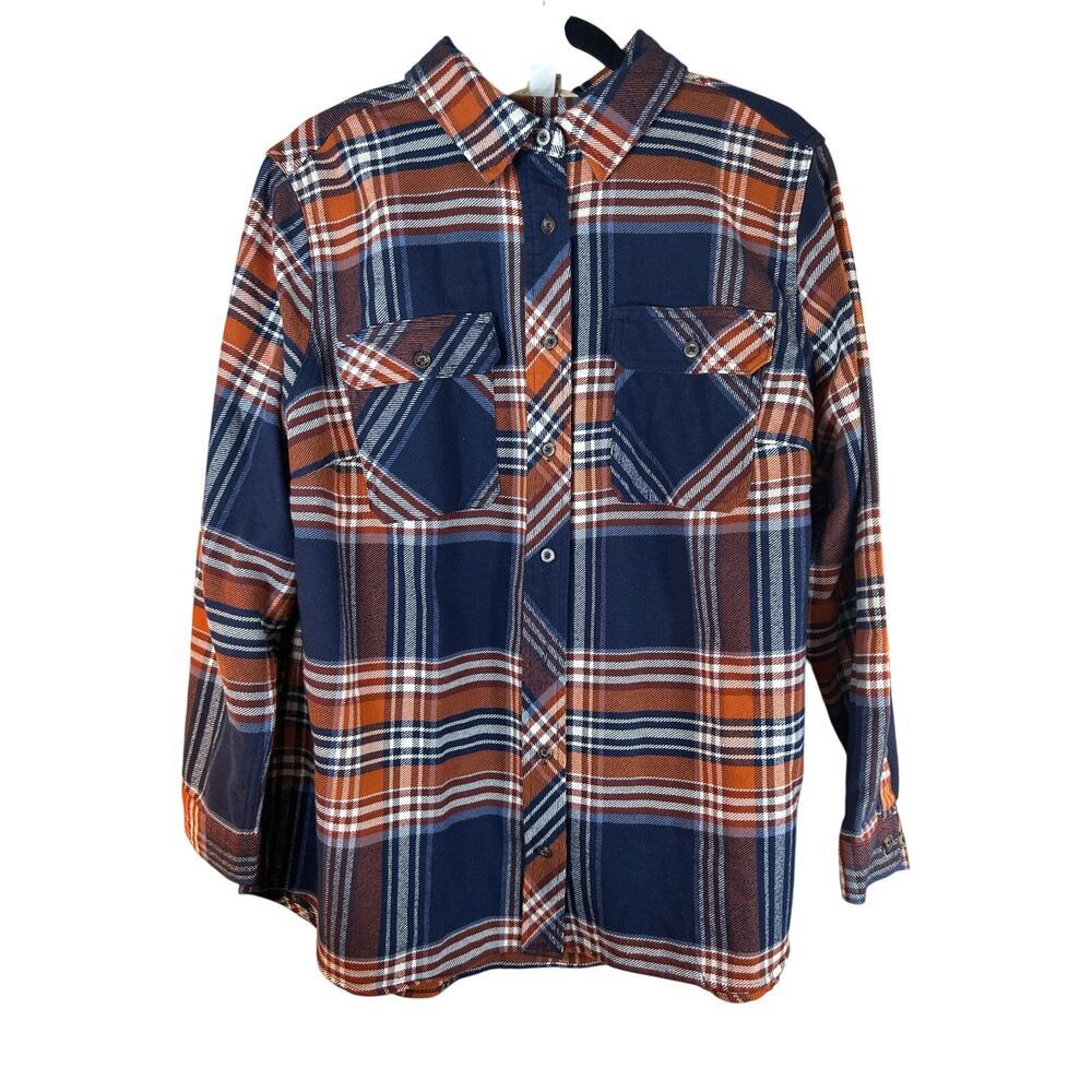 DULUTH Women’s Heavy Duty Plaid Flannel Shirt / Size: 1X